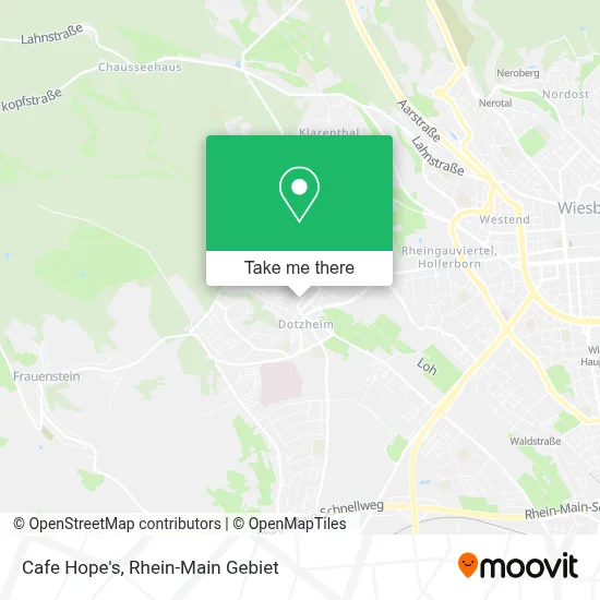 Cafe Hope's map