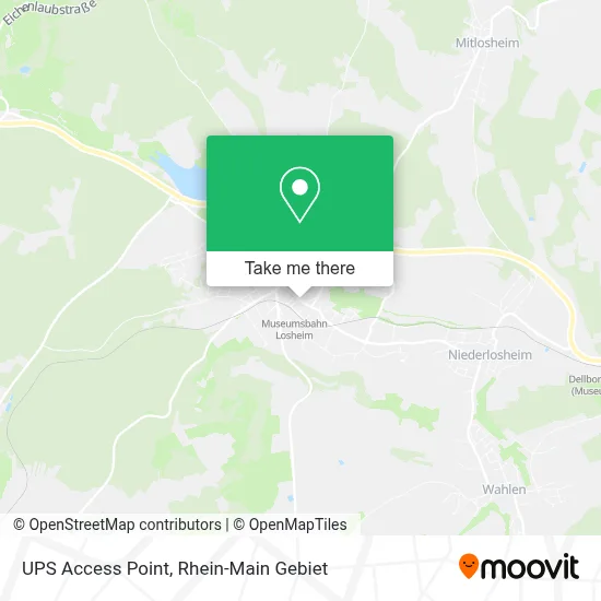 Ups Access Point map