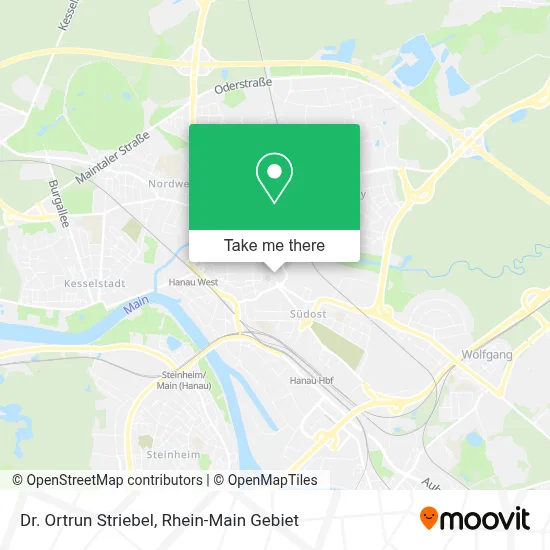 Dr. Ortrun Striebel map