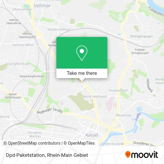 Dpd-Paketstation map