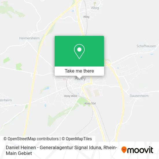 Daniel Heinen - Generalagentur Signal Iduna map