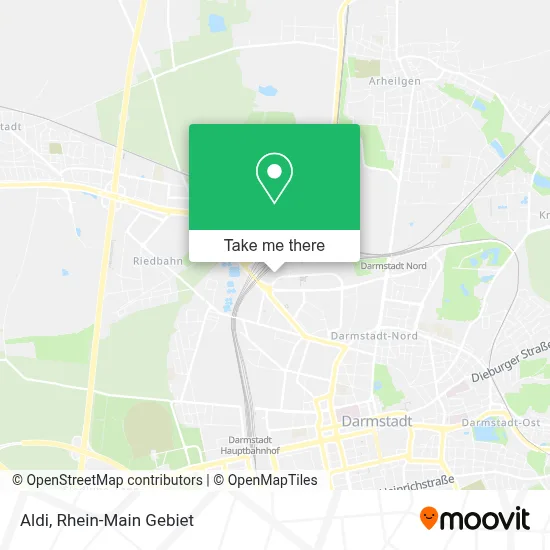 Aldi map