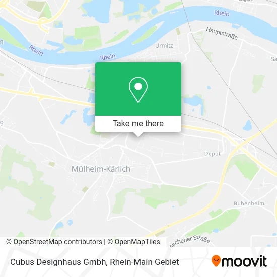 Cubus Designhaus Gmbh map