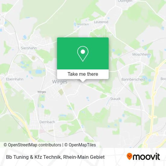 Bb Tuning & Kfz Technik map