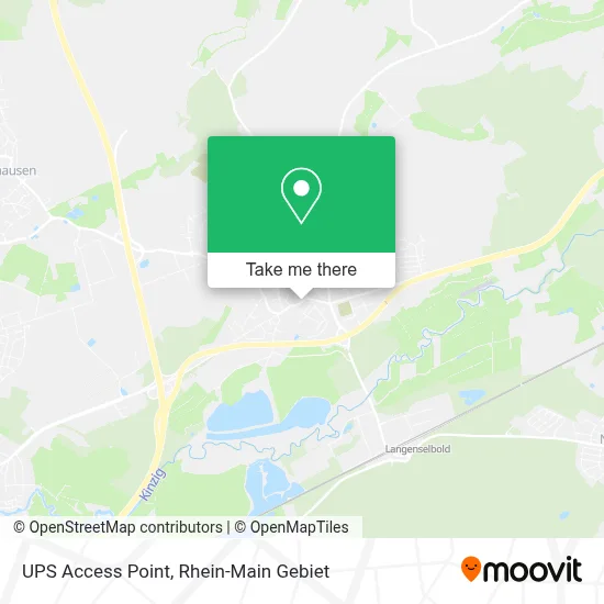 Ups Access Point map