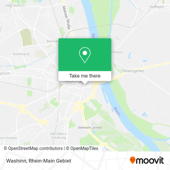 Washinn map