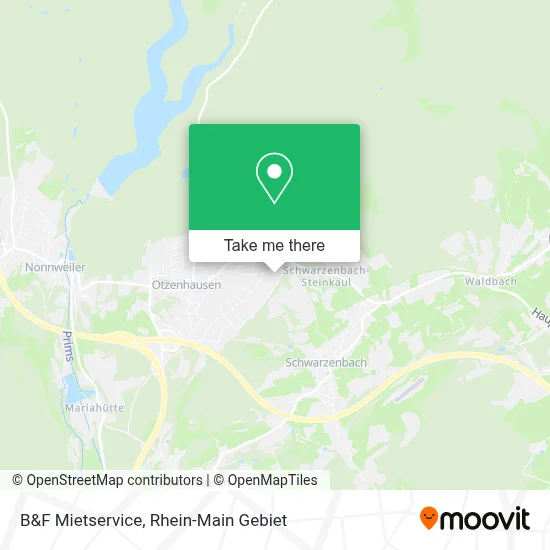 B&F Mietservice map