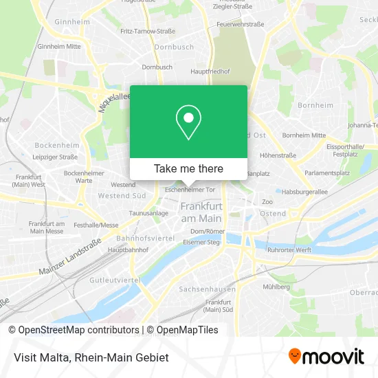 Visit Malta map