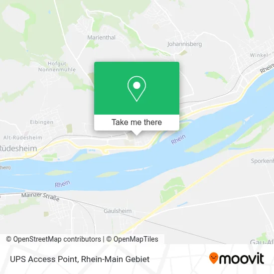 Ups Access Point map