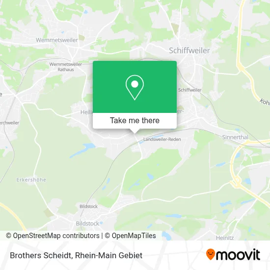 Brothers Scheidt map