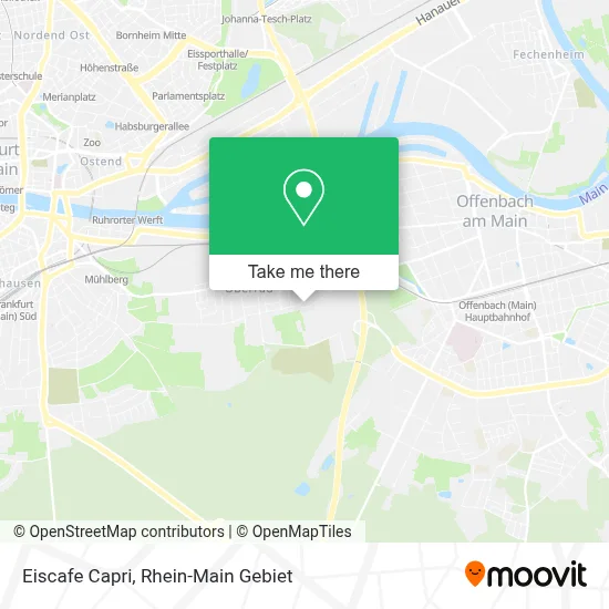 Eiscafe Capri map