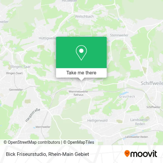 Bick Friseurstudio map