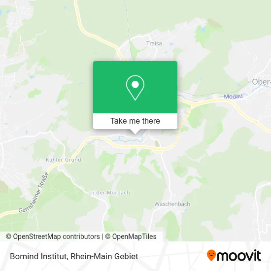 Bomind Institut map