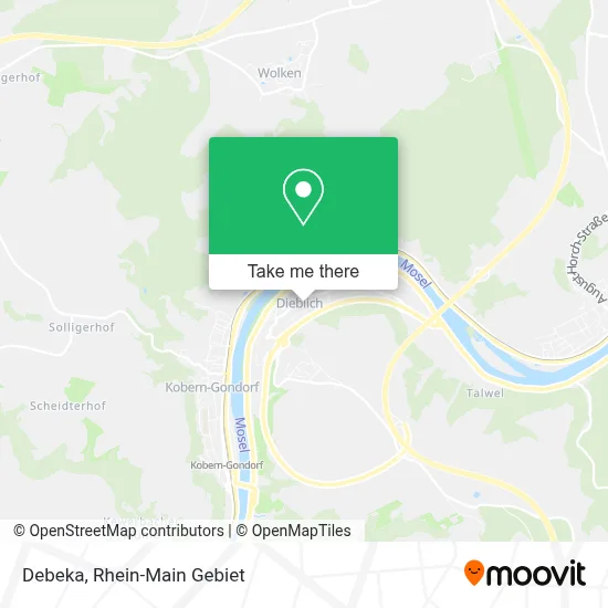 Debeka map