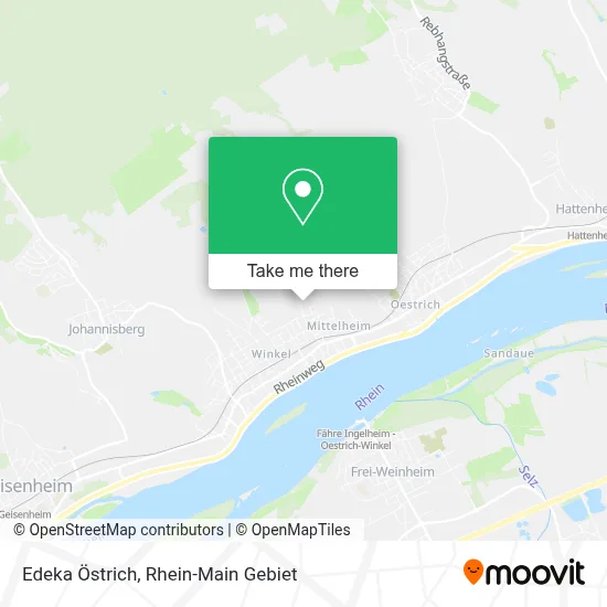 Edeka Östrich map