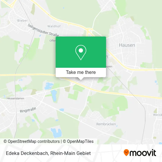 Edeka Deckenbach map