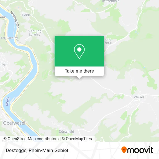 Destegge map