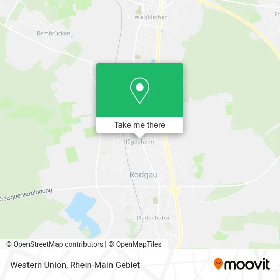 Western Union map