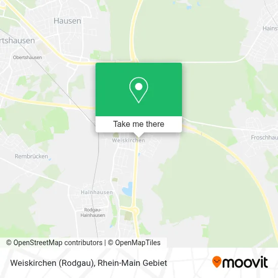 Weiskirchen (Rodgau) map