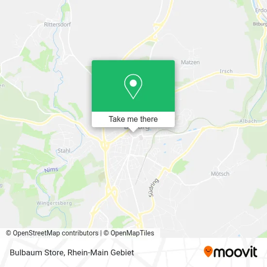 Bulbaum Store map