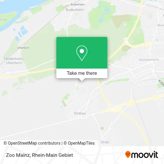 Zoo Mainz map