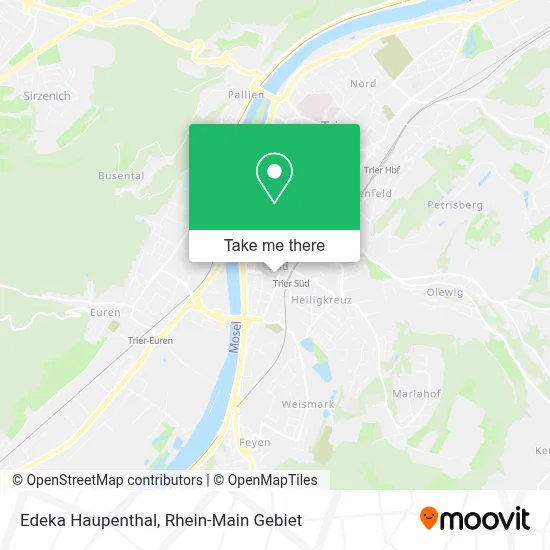 Edeka Haupenthal map
