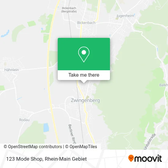 123 Mode Shop map
