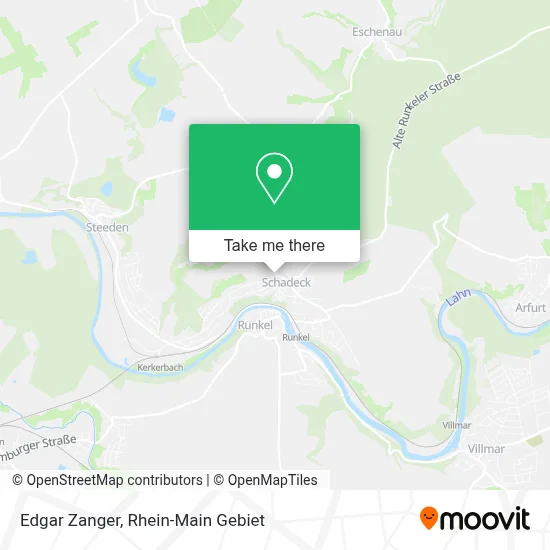 Edgar Zanger map