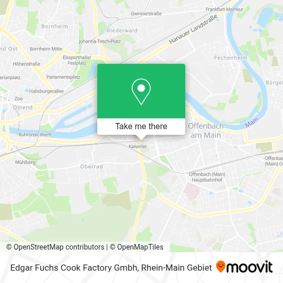 Edgar Fuchs Cook Factory Gmbh map