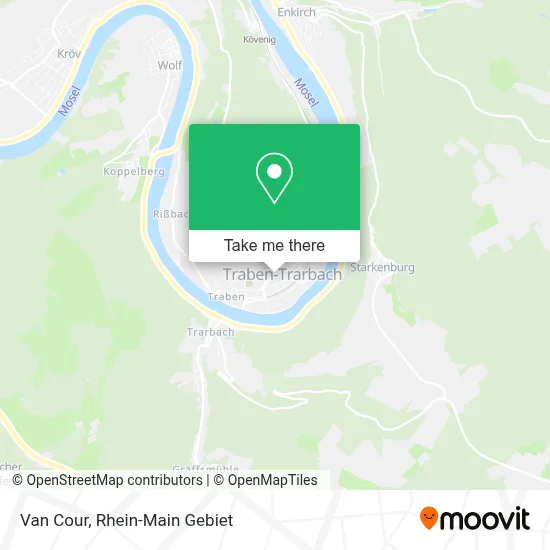 Van Cour map