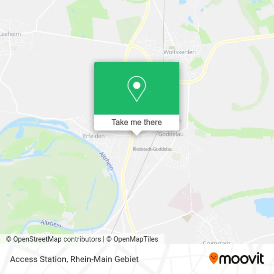 Access Station map
