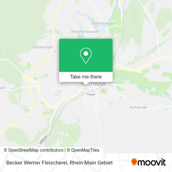 Becker Werner Fleischerei map