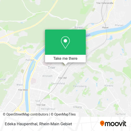 Edeka Haupenthal map