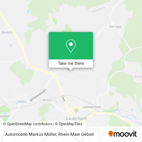 Automobile Markus Müller map