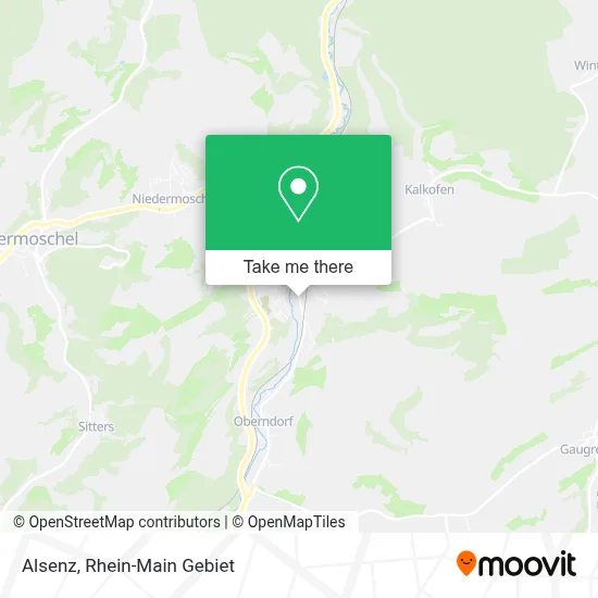 Alsenz map