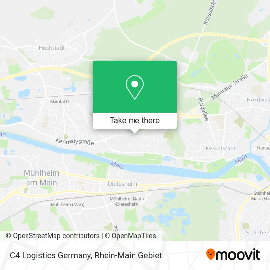 C4 Logistics Germany map