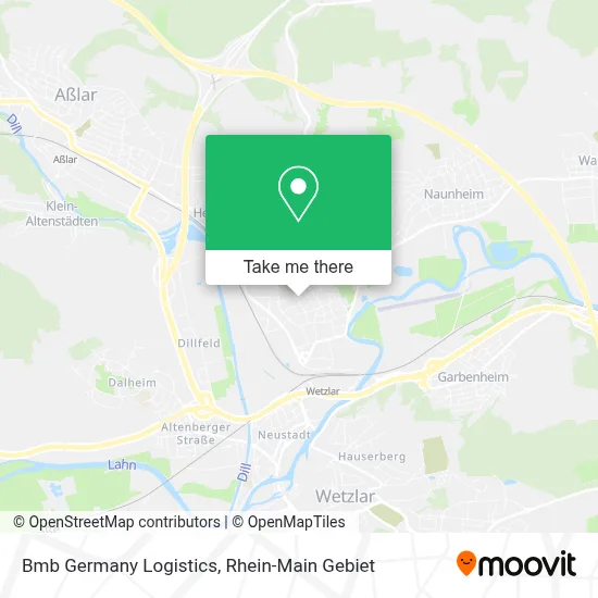 Bmb Germany Logistics map