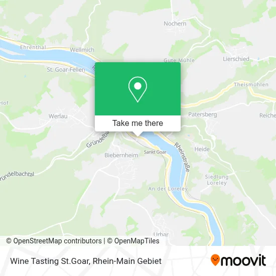 Wine Tasting St.Goar map