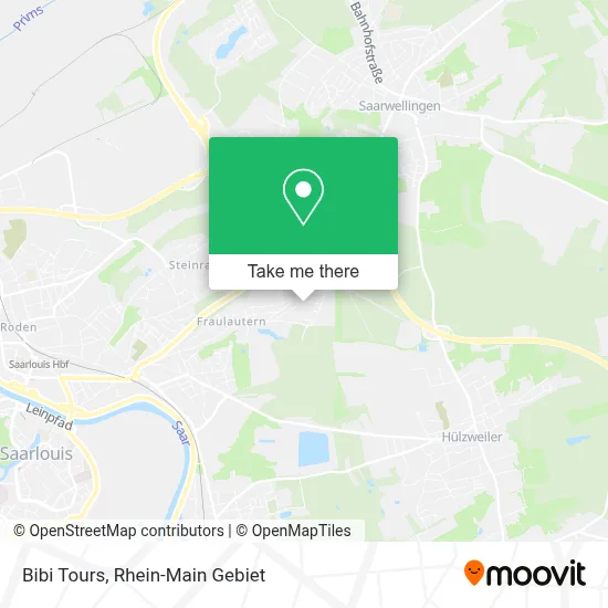 Bibi Tours map