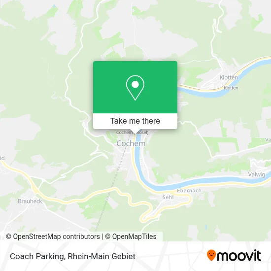 Coach Parking map