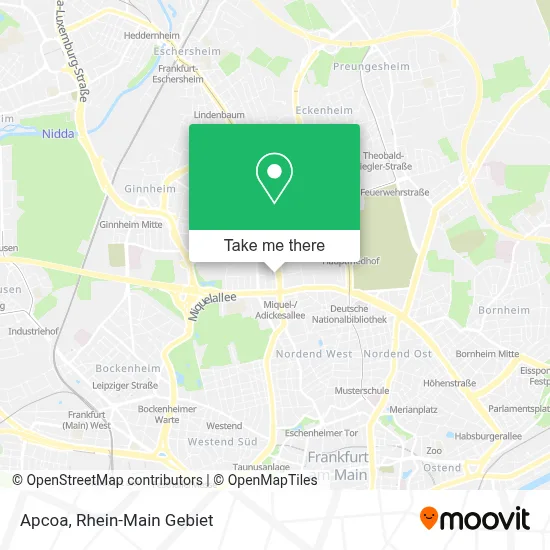Apcoa map