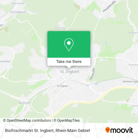 Biofrischmarkt St. Ingbert map