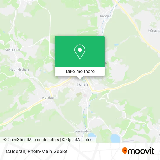Calderan map