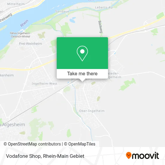 Vodafone Shop map