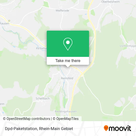 Dpd-Paketstation map