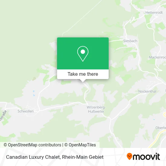 Canadian Luxury Chalet map