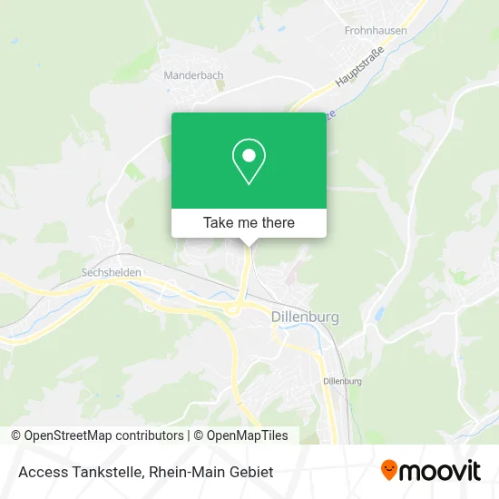 Access Tankstelle map