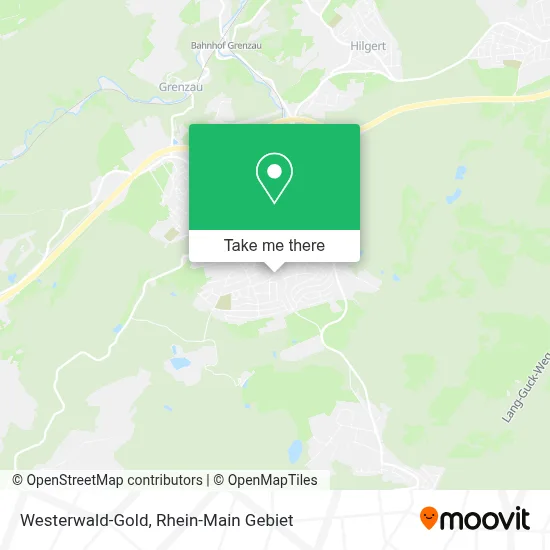 Westerwald-Gold map