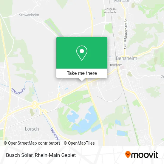 Busch Solar map