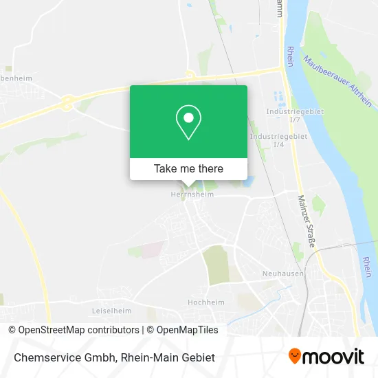 Chemservice Gmbh map